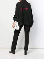 Thumbnail for your product : Balenciaga contrasting logo denim jacket