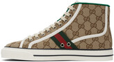 Thumbnail for your product : Gucci Beige 'Gucci Tennis 1977' High-Top Sneakers