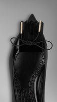 Thumbnail for your product : Burberry Point-toe Fringe Detail Ballerinas