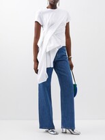 Thumbnail for your product : Marques Almeida Draped Asymmetric Cotton-jersey T-shirt