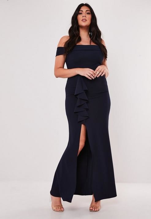 plus size bardot dress