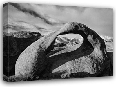 Hokku Designs Flaherty, Dennis Gallery Wrapped Canvas Art Titled CA, Sierra Nevada Arch in Alabama Hills