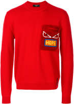 Thumbnail for your product : Fendi appliqué sweater