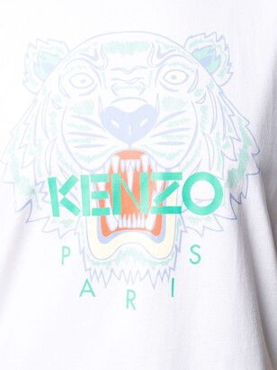 Kenzo Tiger print short-sleeved T-shirt