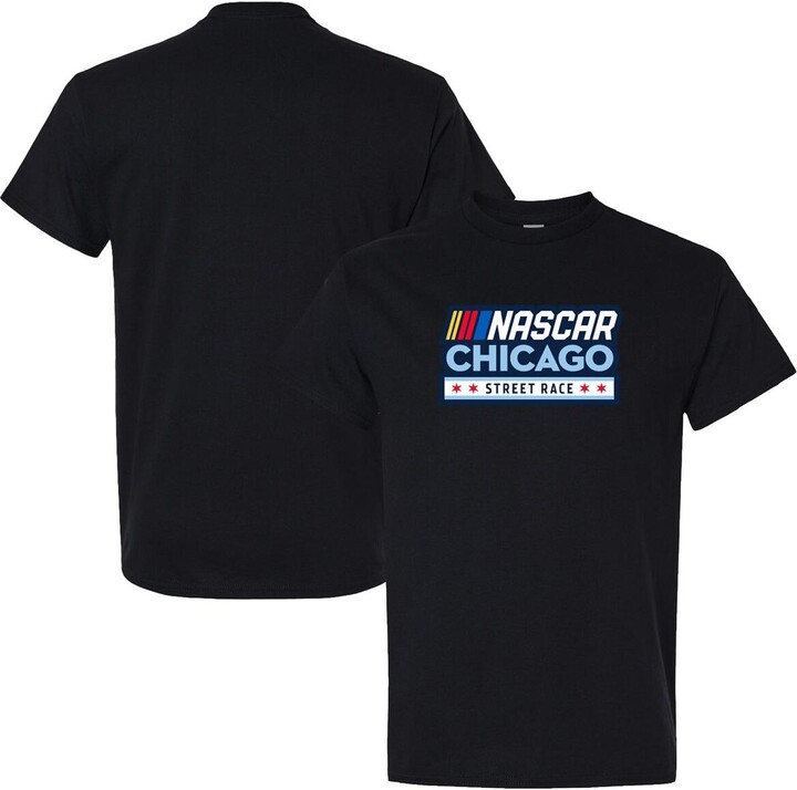 Nascar Men's Black Chicago Street Race Logo T-Shirt