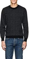 Thumbnail for your product : Givenchy Men's Logo-Jacquard Wool Sweater - Black