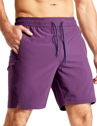 Pinkbomb Men's 2 in 1 Workout Running Shorts with Phone Pocket