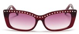 Thumbnail for your product : Nobrand x Linda Farrow star rivet brow bar acetate sunglasses