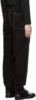 Thumbnail for your product : Comme des Garcons Shirt Black Contrast Stitch Trousers