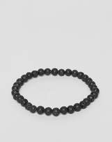 Thumbnail for your product : Jack and Jones Wood Beaded Bracelet In Black