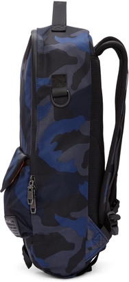 Diesel Blue Camo F-close Backpack