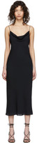 Thumbnail for your product : Kiki de Montparnasse Navy Silk Simple Slip Dress