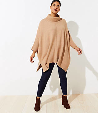 loft sweater poncho
