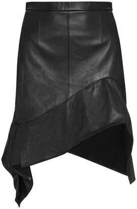 Alexander Wang Asymmetric Leather Skirt