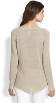 Thumbnail for your product : Lafayette 148 New York Long-Sleeve Open-Weave Sweater