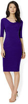 Thumbnail for your product : Lauren Ralph Lauren Cowlneck Draped Matte Jersey Dress