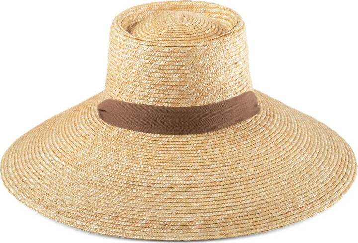 LACK OF COLOR Interwoven-Design Sun Hat
