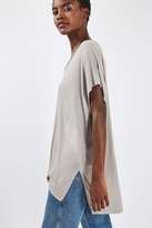Thumbnail for your product : Topshop Split-side tee