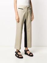 Thumbnail for your product : Palm Angels Straight-Leg Panelled Trousers