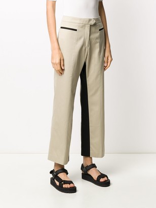 Palm Angels Straight-Leg Panelled Trousers