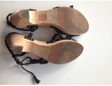 Thumbnail for your product : Sessun Black Leather Mules & Clogs