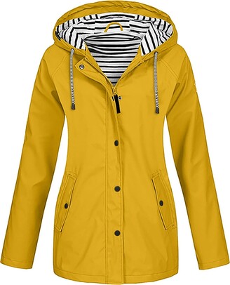 Women's Spring Jackets And Coats Waterproof Womens Raincoat Ladies