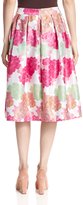 Thumbnail for your product : Miss Finch Printed Midi Skirt