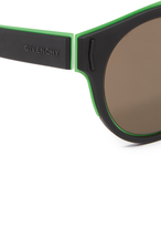 Thumbnail for your product : Givenchy Rubber Aviator Sunglasses