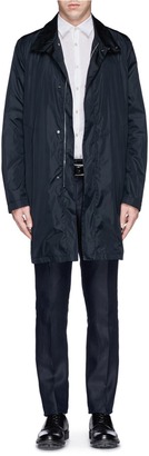 Paul Smith Banded collar nylon raincoat