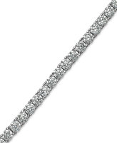 Thumbnail for your product : Kate Spade Rhodium-Plated Crystal Brilliant Cut Tennis Bracelet