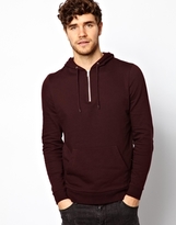 Thumbnail for your product : ASOS Hoodie With Half Zip