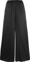 Diagonal Stripe-Print Trousers 