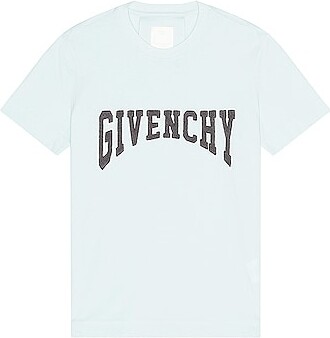 Givenchy Slim Fit Print T-Shirt in Baby Blue - ShopStyle