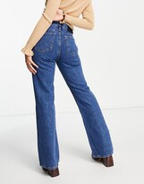 Thumbnail for your product : WÅVEN fenn flare jeans in washed indigo