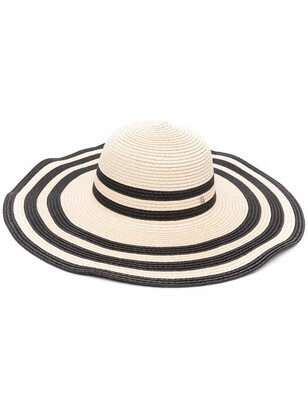 Lauren Ralph Lauren Striped Woven Sun Hat