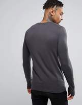Thumbnail for your product : ASOS Extreme Muscle Long Sleeve T-Shirt In Washed Black