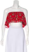 Thumbnail for your product : For Love & Lemons Off-The-Shoulder Crop Top