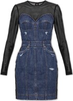 Thumbnail for your product : Dolce & Gabbana Distressed Patchwork Denim Mini Dress