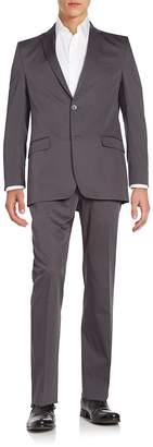 Versace Men's Regular-Fit Cotton Suit