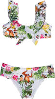 Thumbnail for your product : MonnaLisa Jungle Book print bikini
