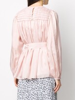 Thumbnail for your product : Tory Burch Belted Silk Blouse