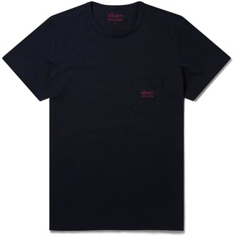Albam Utility Graphic Pocket T-Shirt Navy