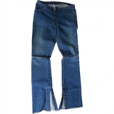Thumbnail for your product : DKNY Blue Cotton Jeans