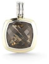 Thumbnail for your product : David Yurman Sterling Silver and 18K Yellow Gold 17mm Smoky Quartz Enhancer
