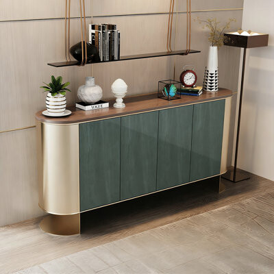 Ebern Designs Chinese style retro simple sideboard.