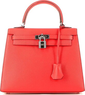 Hermès - Authenticated Kelly 25 Handbag - Leather Black Plain for Women, Never Worn