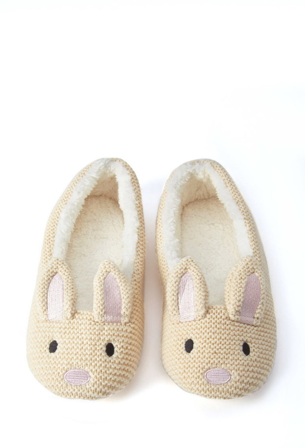 Forever 21 Bunny Slippers - ShopStyle