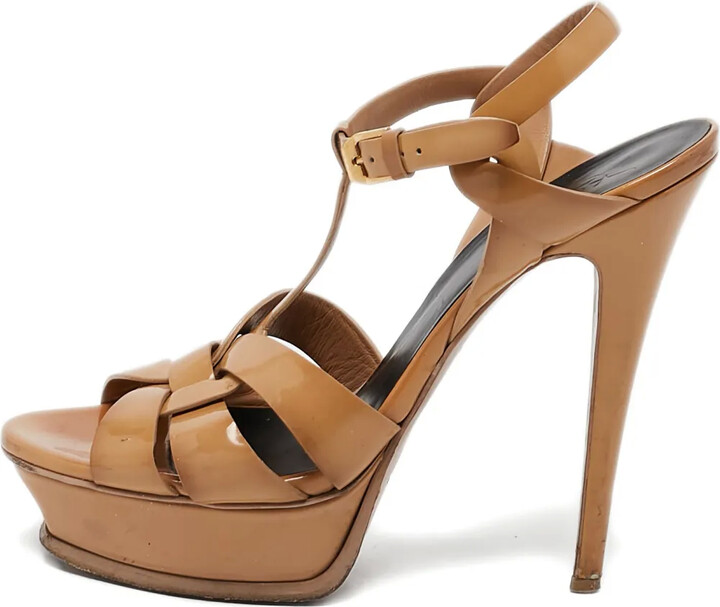 Saint Laurent Pre-Owned 140mm Tribute sandals