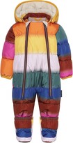 Thumbnail for your product : Molo Girl's Hebe Rainbow Shearling Lined Snowsuit, Size 6-18M