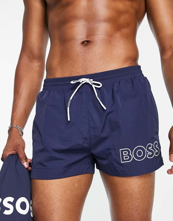 BOSS Bodywear BOSS Swimwear Mooneye large logo shorter length swim
